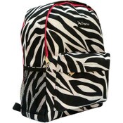 Wholesale - BLACK/WHITE ZEBRA PRINT BACKPACK C/P 24, UPC: NO UPC